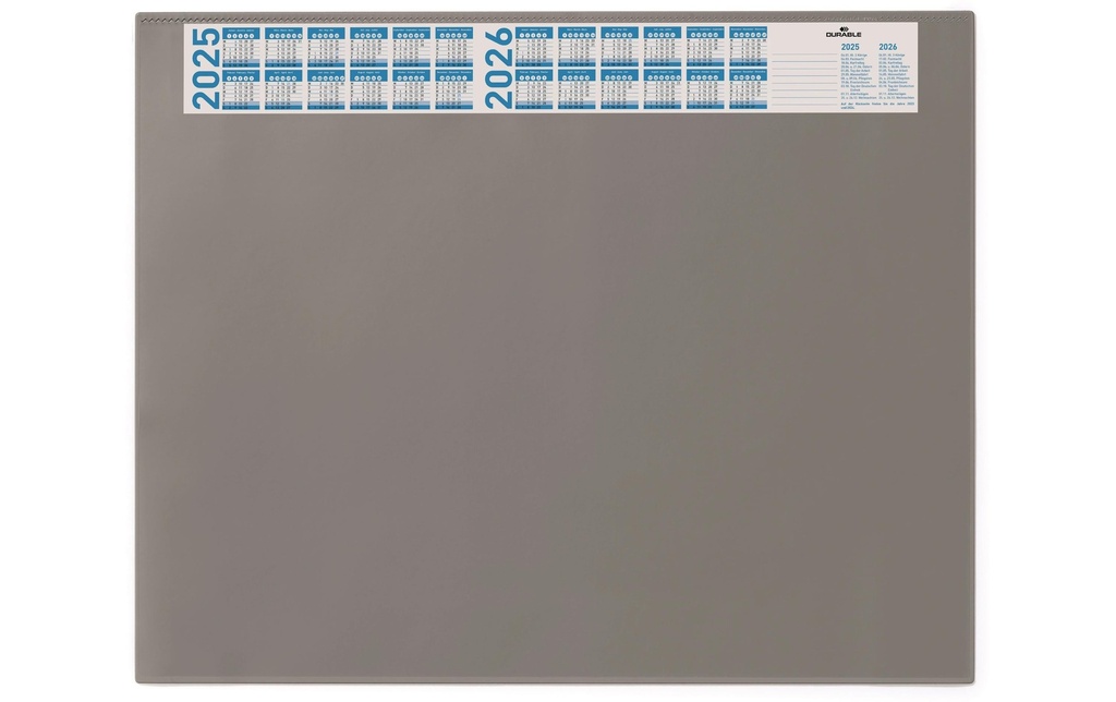 DURABLE Sous-main 52 x 65 cm, Gris