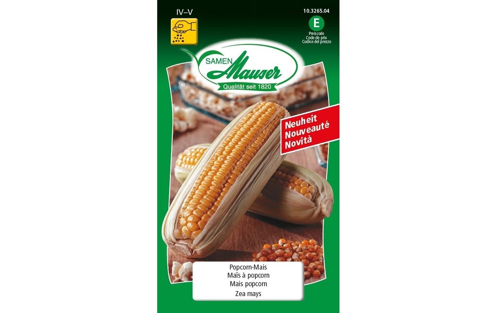 Samen Mauser Semence Maïs à pop-corn