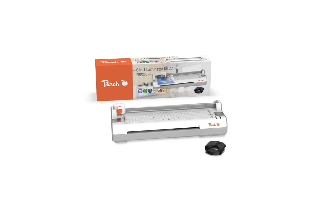 Peach Bürogeräte Machine à plastifier + coupeur de rouleau A4 125 µm