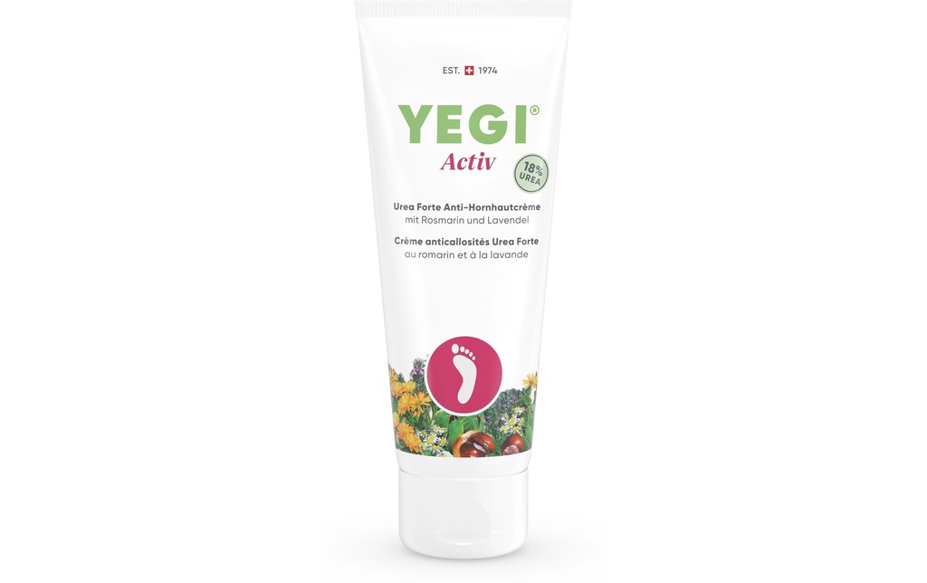 Yegi Crème pour les pieds Activ Urea 75 ml