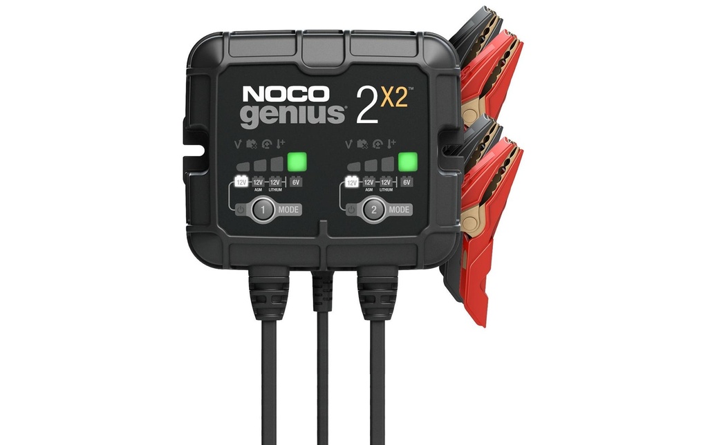 Noco Chargeur de batterie GENIUS2 x 2 2x 6-12 V / 2 A