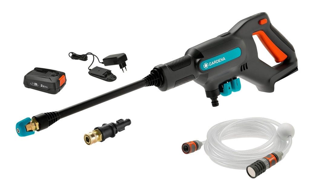 GARDENA Nettoyeur pression moyenne à batterie AquaClean 24/18 V P4A Set