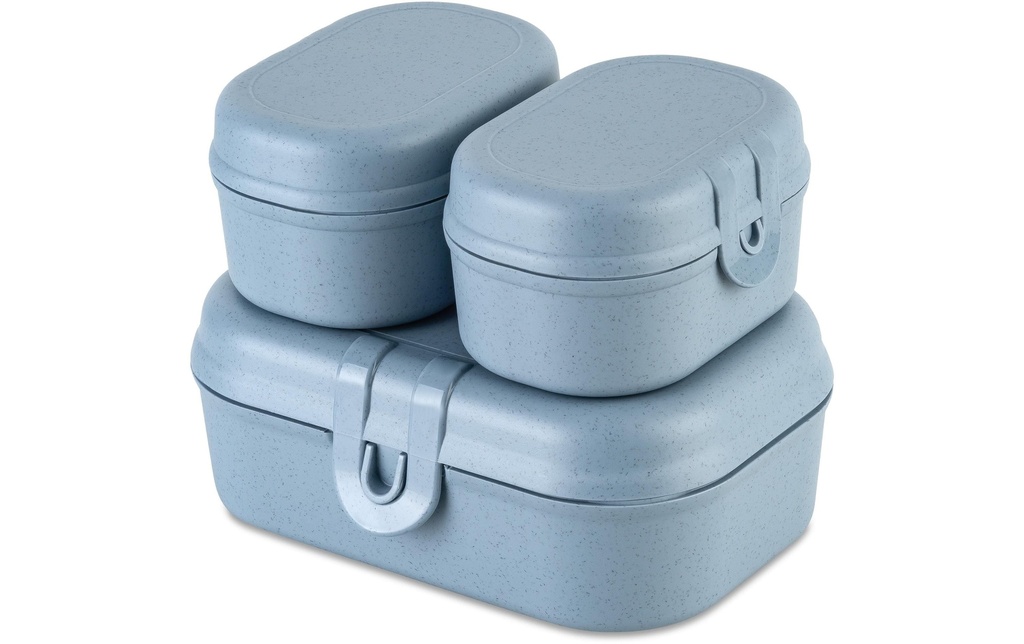 Koziol Boîte casse-croûte Pascal Ready Mini Bleu