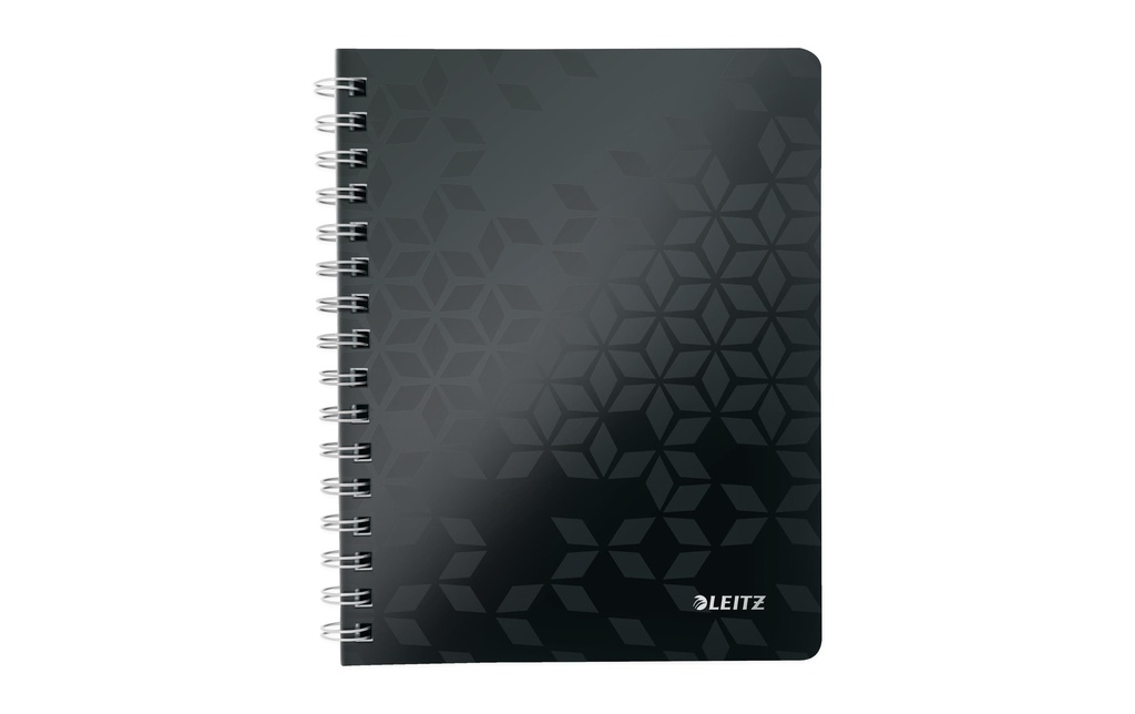 LEITZ Bloc collège WOW A5 quadr.noir (160 pces)