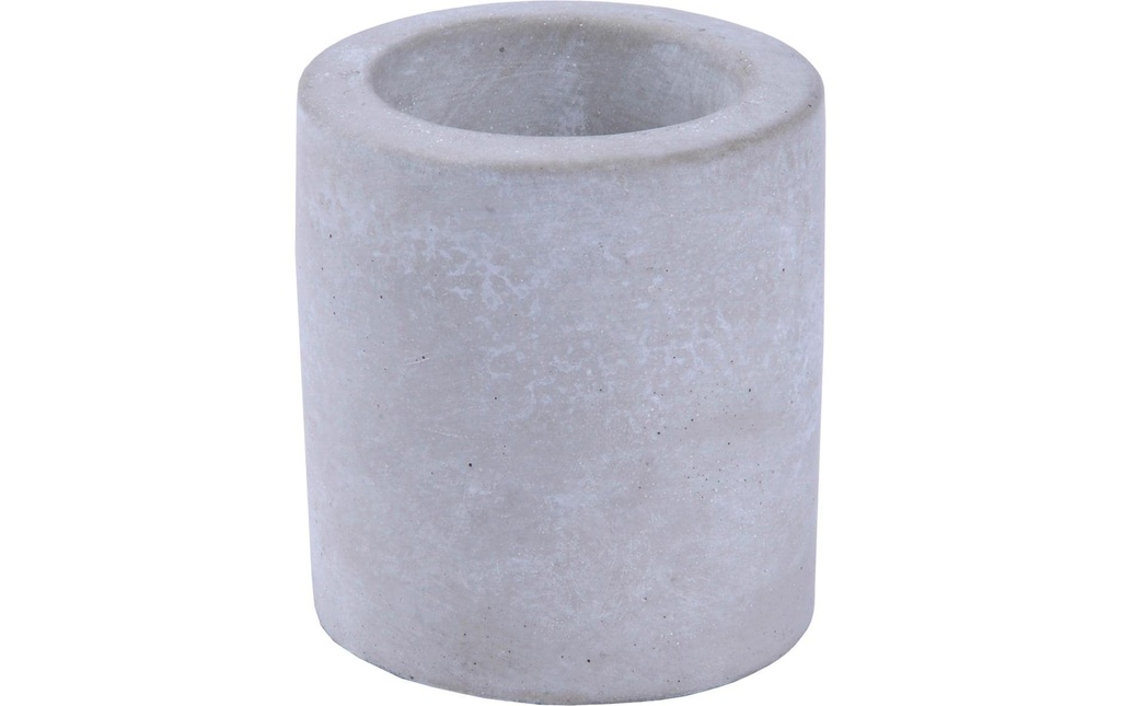 müller Kerzen Bougeoir 2 in 1 Stone 6.5 x 6 cm, 1 Pièce/s, Gris roche