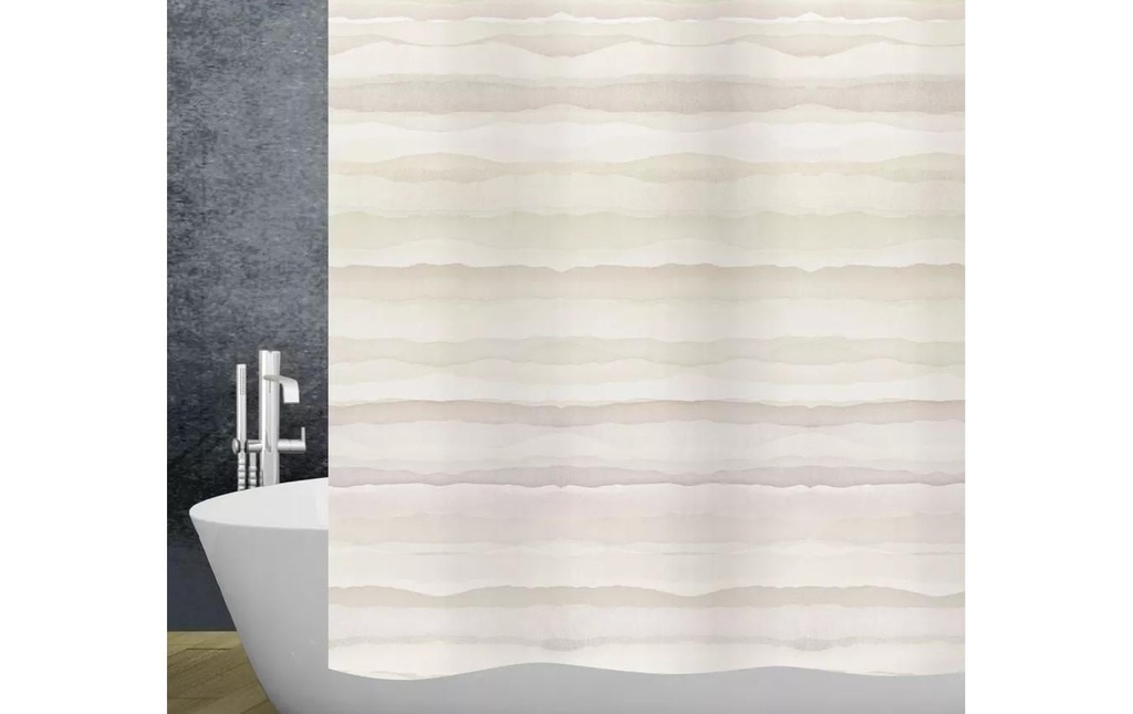 diaqua® Rideau de douche Dune 180 x 180 cm, multicolore