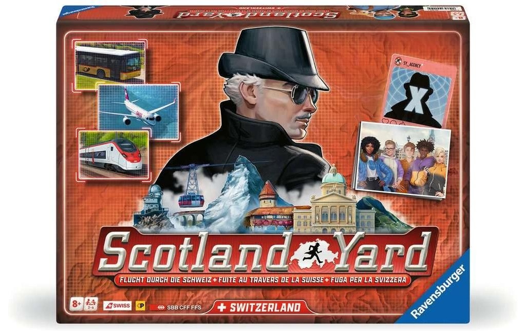 Ravensburger Jeux pour la famille Scotland Yard Switzerland DE/FR/IT/EN