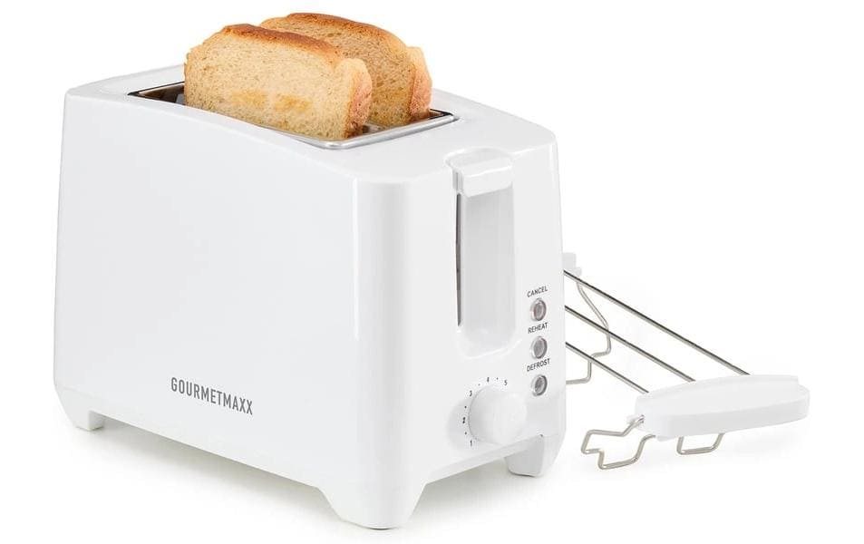 GOURMETmaxx Grille-pain Blanc
