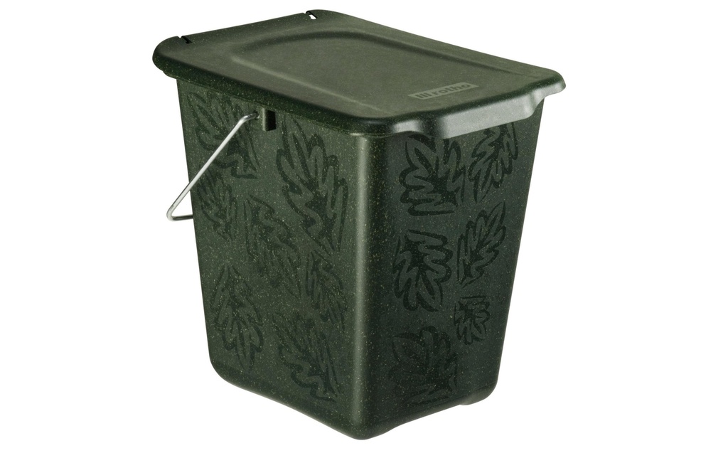 Rotho Seau à compost Greenline 7 l, Vert
