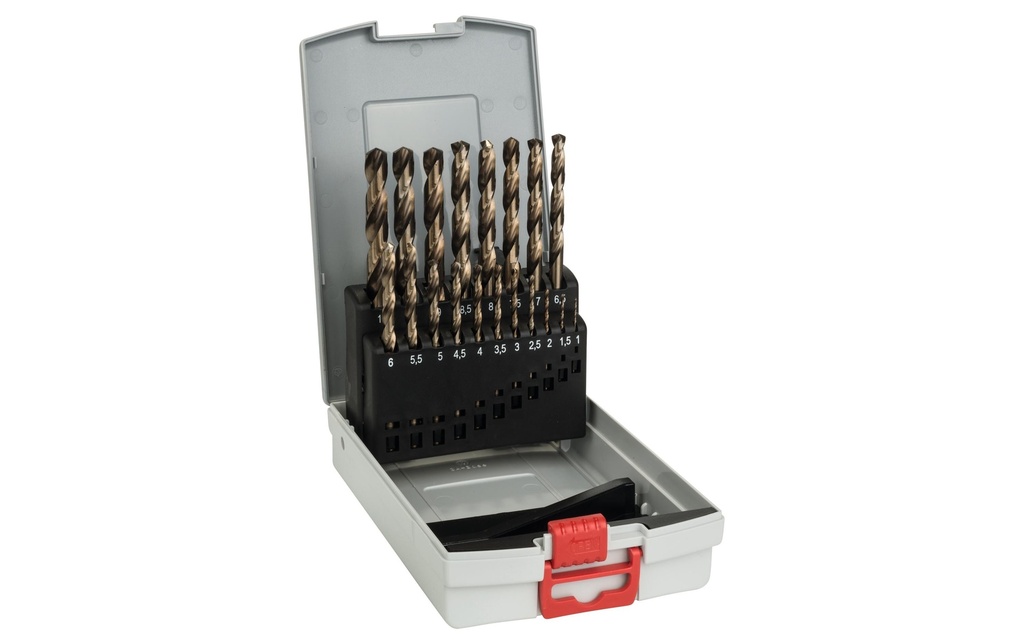 Bosch Professional Kits de forets à métaux HSS-Co ProBox, 25 pièces