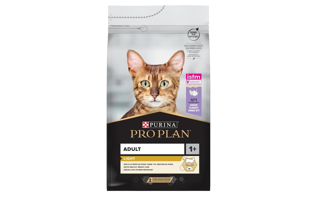Purina Pro Plan Alimentation sèche Light Adult Dinde 3 kg