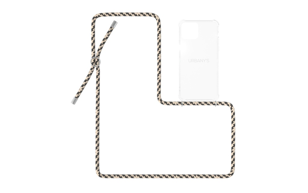 Urbany's Necklace Case iPhone 14 Plus Blackberry Muffin