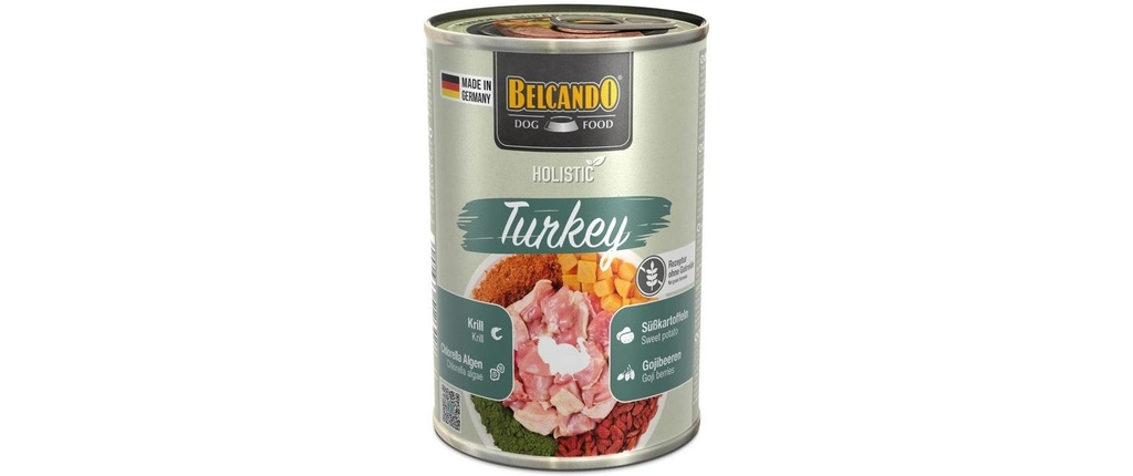 Belcando Alimentation humide Turquie holistique 400 g