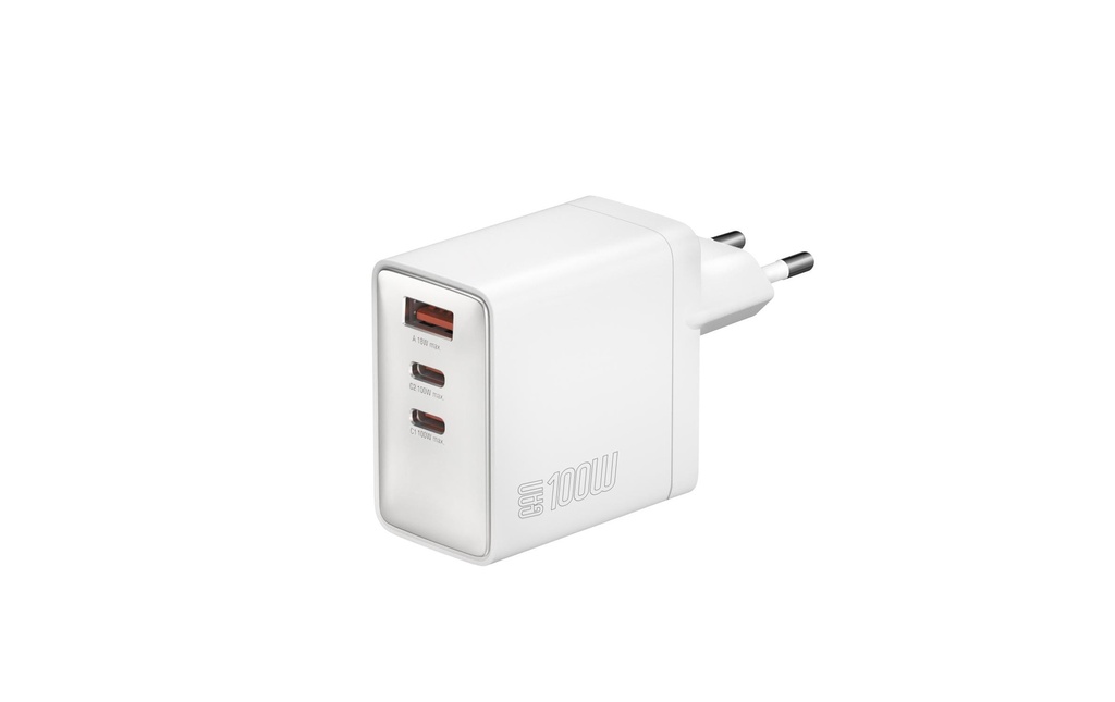 4smarts Chargeur mural USB GaN Pocket Blanc