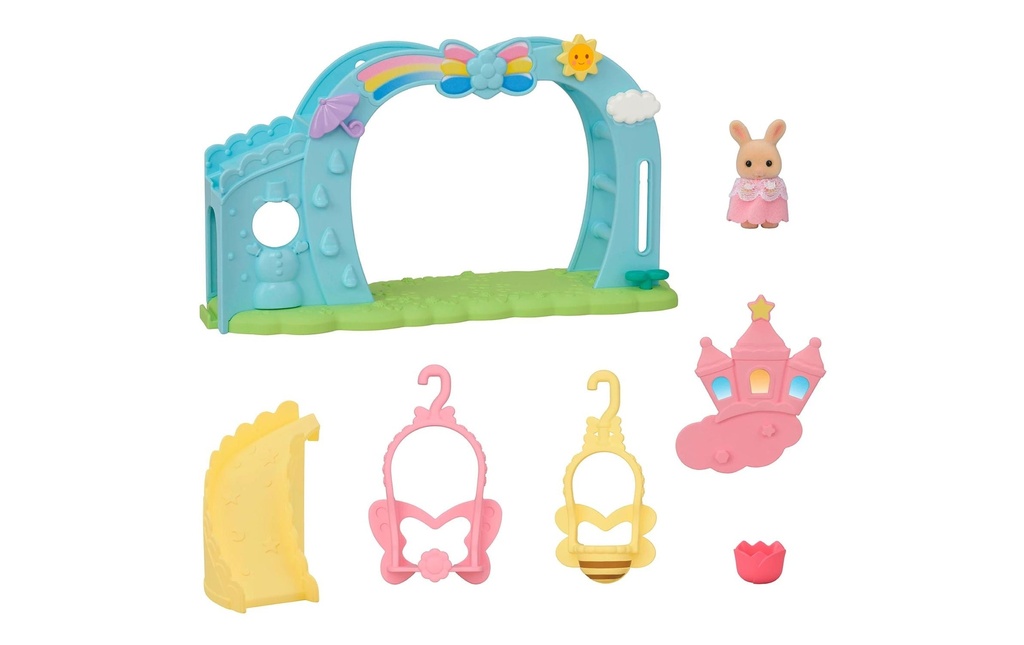 Sylvanian Families Balançoire avec figurine Jardin d'enfants