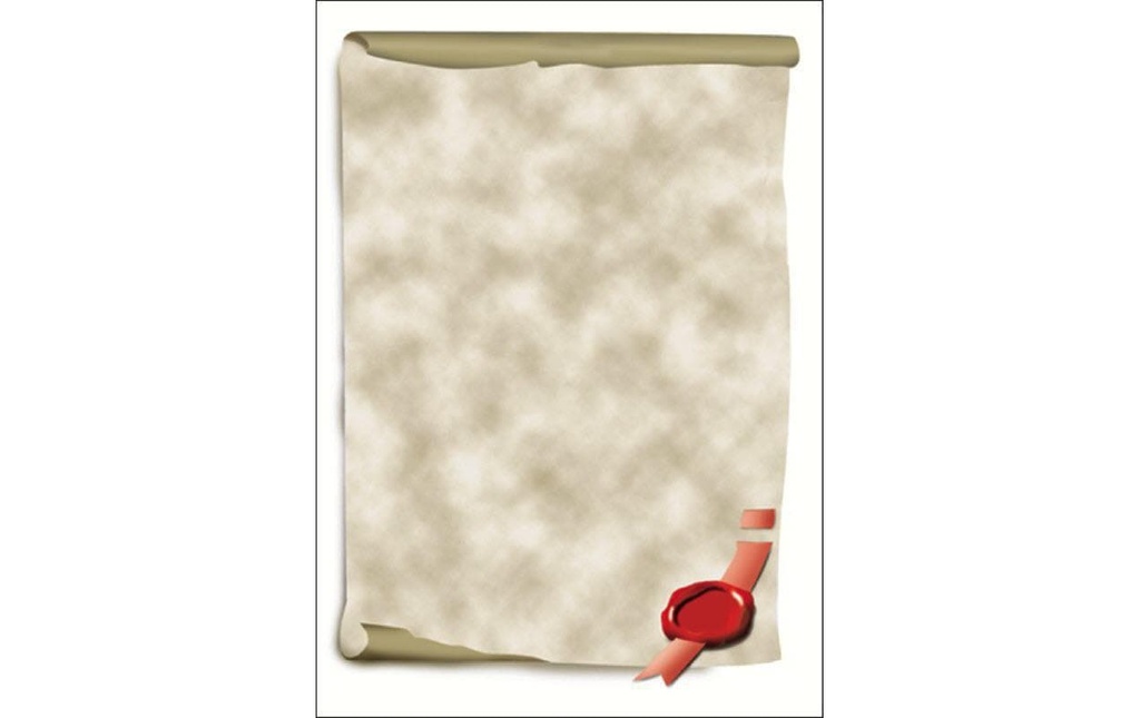 Sigel Papier à motif DP521 Rouleau de documents, A4, 12 feuilles