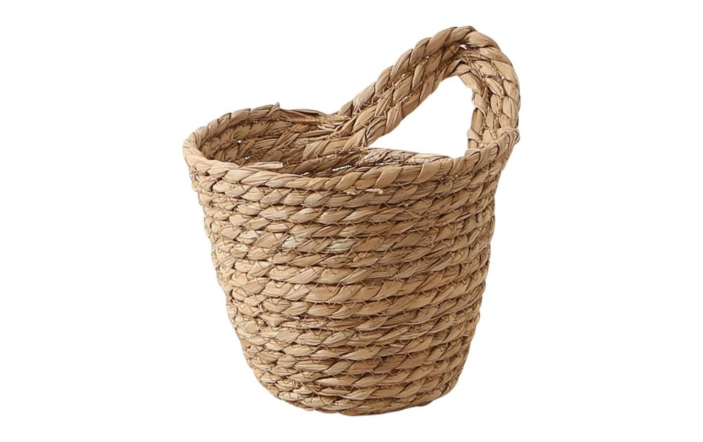 Esmée Panier de rangement à suspendre Ø 17 cm, Brun