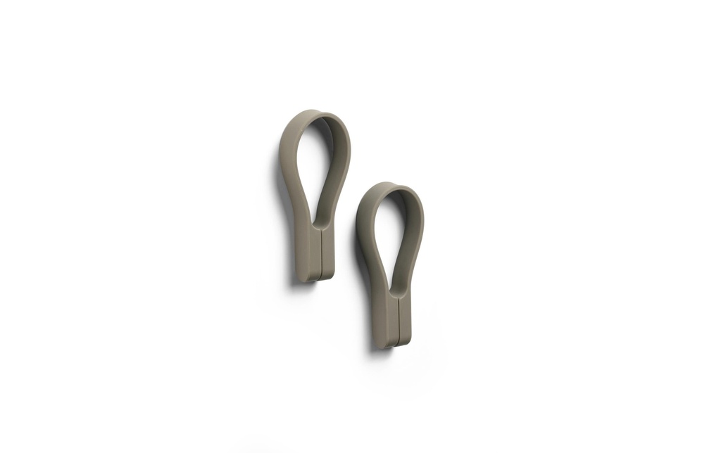 Zone Denmark Porte-serviette Loop 2 pièces, Taupe