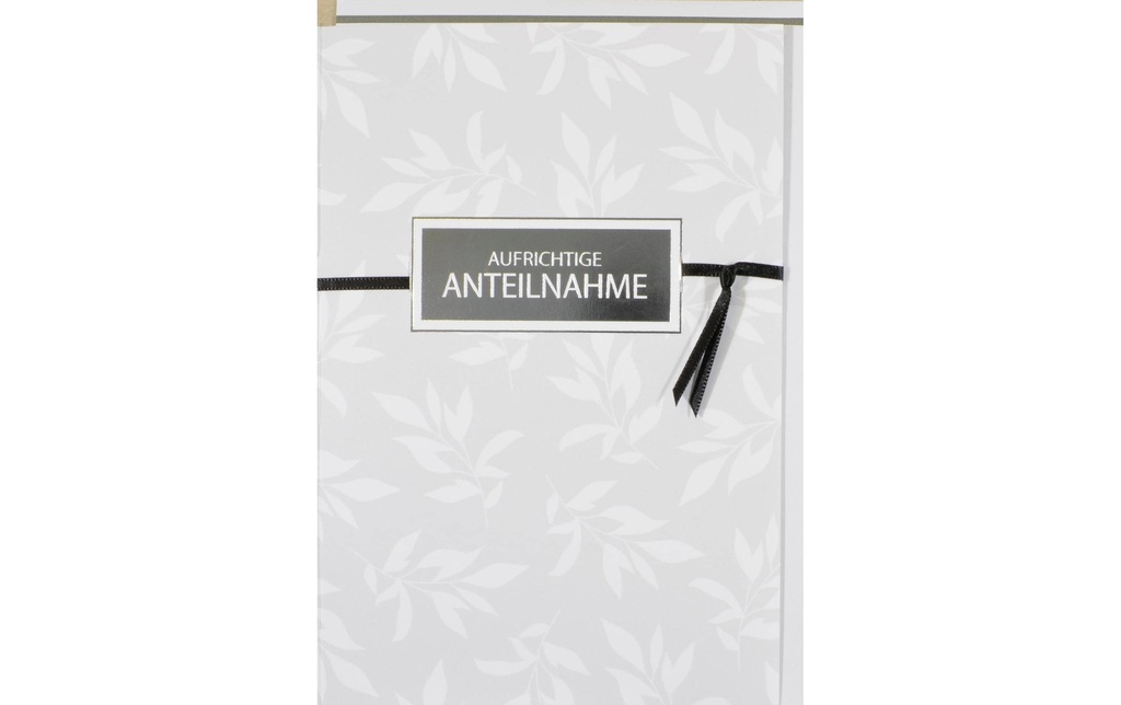 ABC Carte de condoléances Sincère sympathie B6