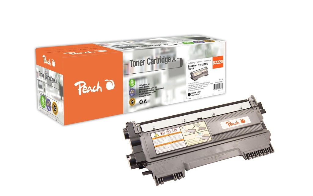 Peach Toner Brother TN-2220 noir