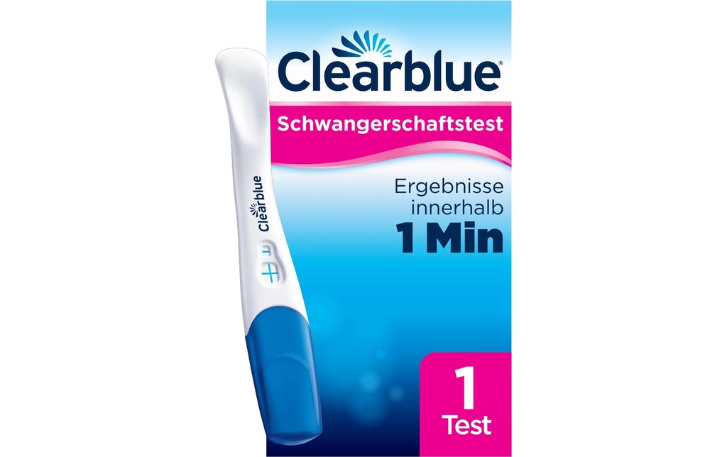 Clearblue Test de grossesse Reconnaissance rapide 1 pièce
