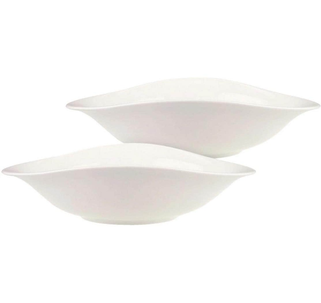 Villeroy & Boch Assiette à pâtes Vapiano 2 pièces, Blanc