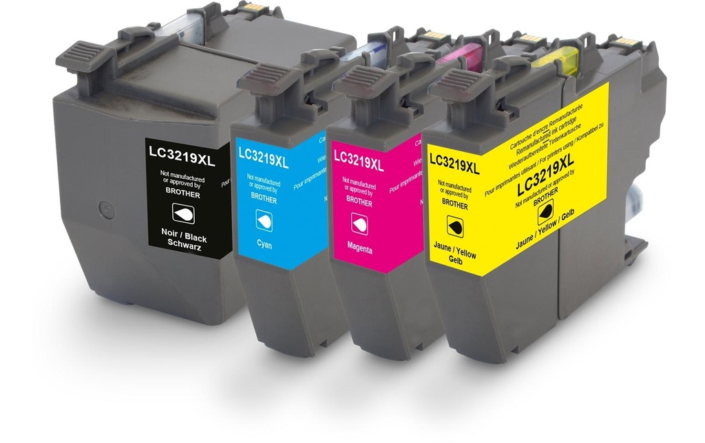 Generic Ink Encre Brother LC3219 XL Multipack Magenta/Yellow/noir/Cyan