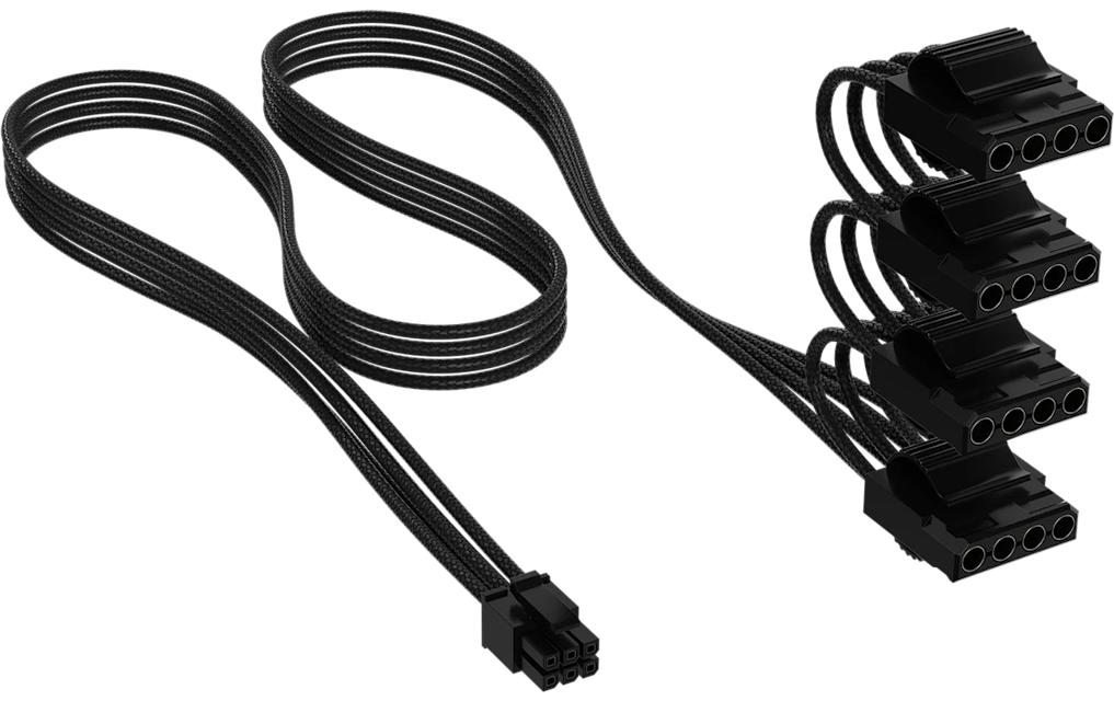 Corsair Premium Ind.Sl.Periph.Power(Molex-st.) Cable(4 conn)T5 75 cm