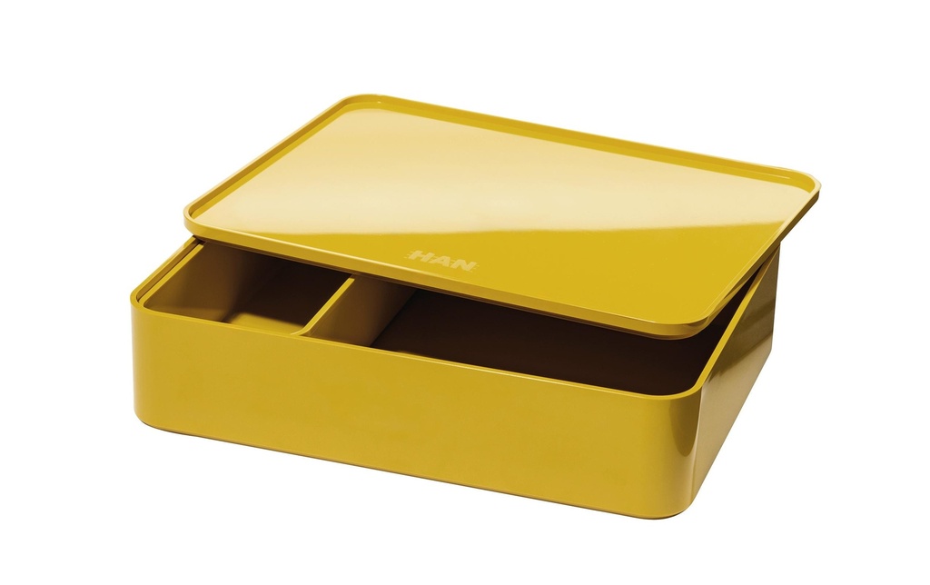 HAN Boîte à tiroirs Jaune
