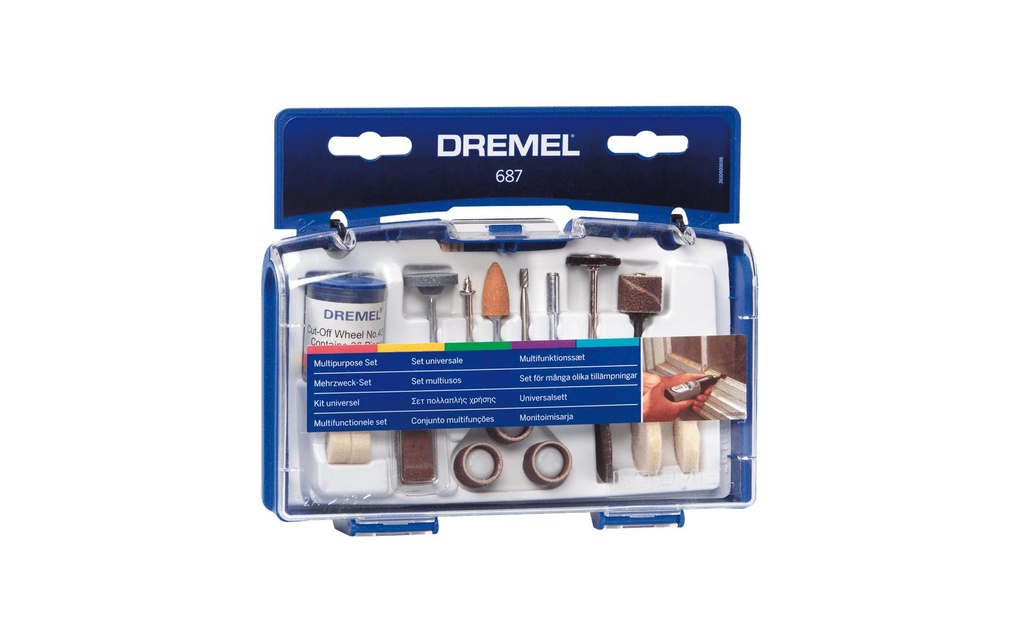 Dremel Jeux d’accessoires 687, 52 pièces