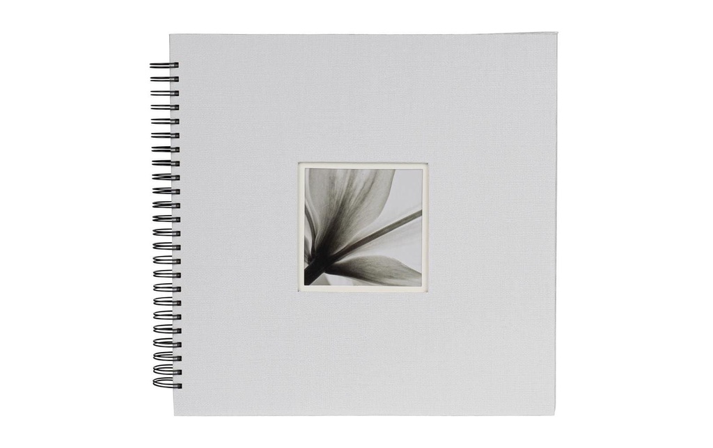 Dörr Album photo Unitex Album à spirales 34 x 34 cm, blanc