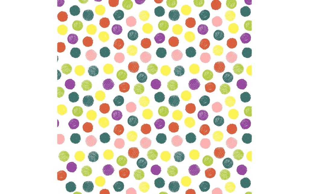 Paper + Design Serviettes en papier Playful dots 24 cm x 24 cm, 20 Pièce/s