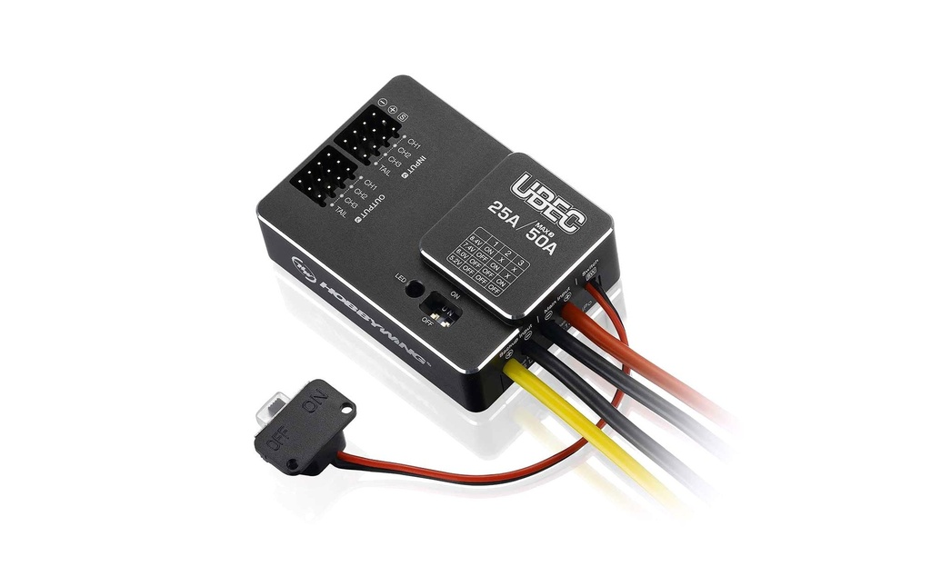 Hobbywing Alimentation électrique UBEC, 25A, 3-18S