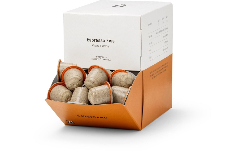 Sjöstrand Capsules de café Espresso Kiss 100 Pièce/s