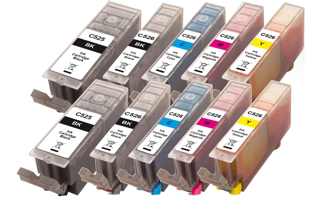 Peach Kits d’encre Canon PGI-525/CLI-526