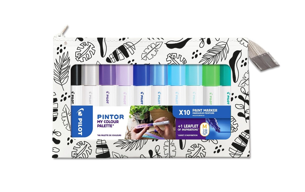[241051593] PILOT Marqueur Pintor M Color Cool (10 pces)