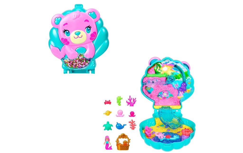 Polly Pocket Set de jeu Coffret ours de mer