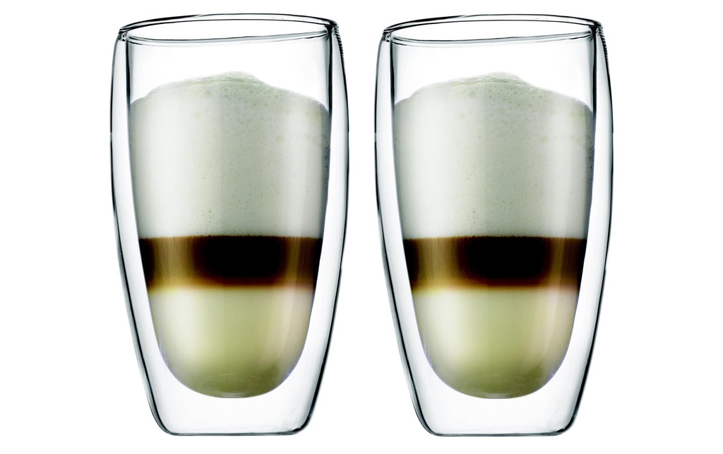 Bodum Gobelet isotherme Pavina 450 ml, 2 Pièce/s, Transparent
