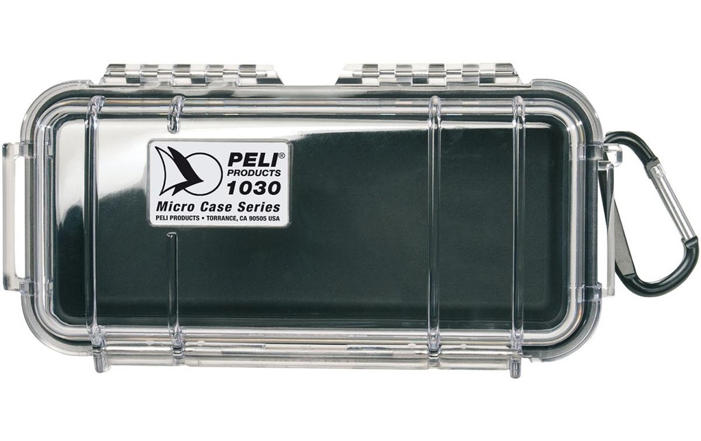 Peli Mallette de protection Micro 1030 sans garniture en mousse, Noir