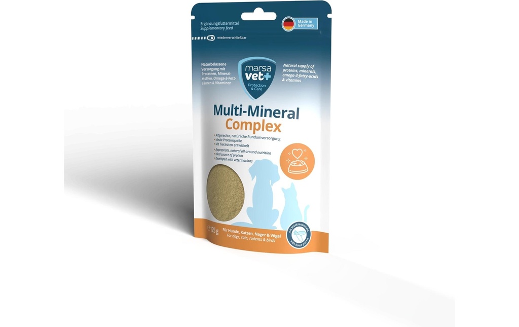 marsavet Supplément alimentaire pour chiens Complexe multi-minéraux 125 g
