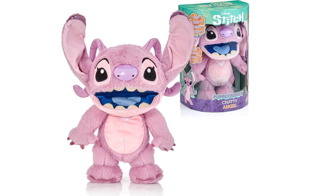 Stitch Peluche fonctionnelle Chatty Angel 30 cm, Assorti
