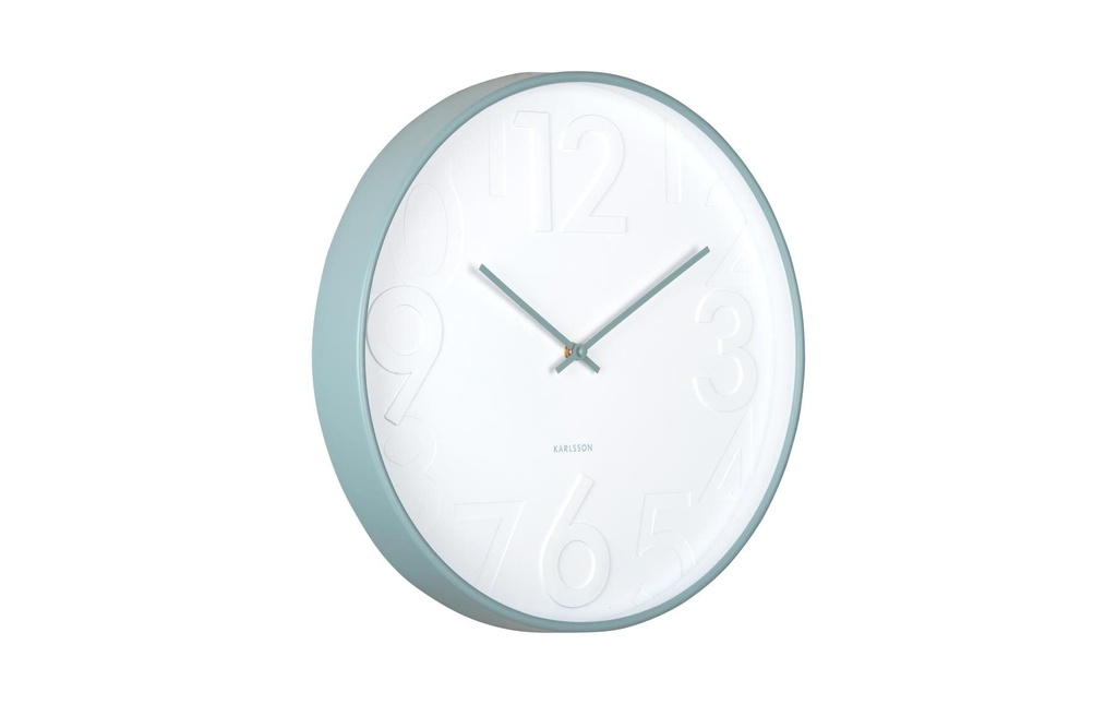 KARLSSON Horloge murale Ayuno Ø 40 cm, Bleu