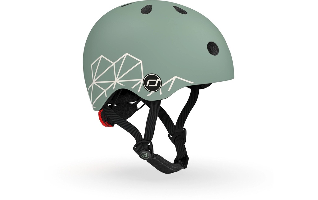 Scoot and Ride Casque pour enfants Green lines Vert, XXS-S