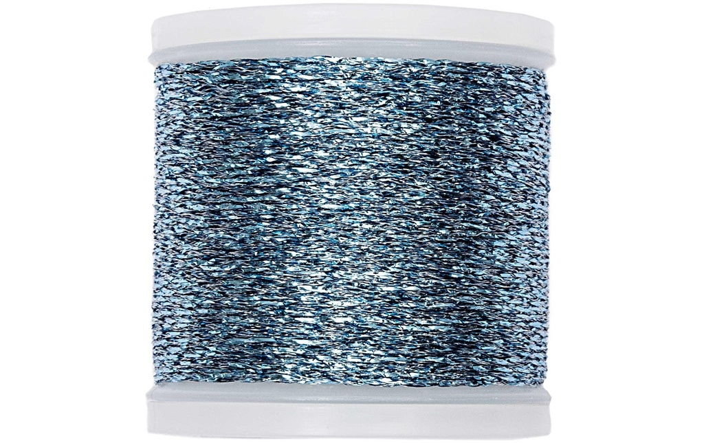 Rico Design Fil à broder Métallique Bleu