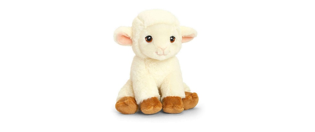 Keeleco Animal en peluche Mouton 19 cm