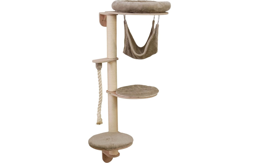 Kerbl Arbre à chat Grappa de dolomite – taupe, 80 x 66 x 158 cm