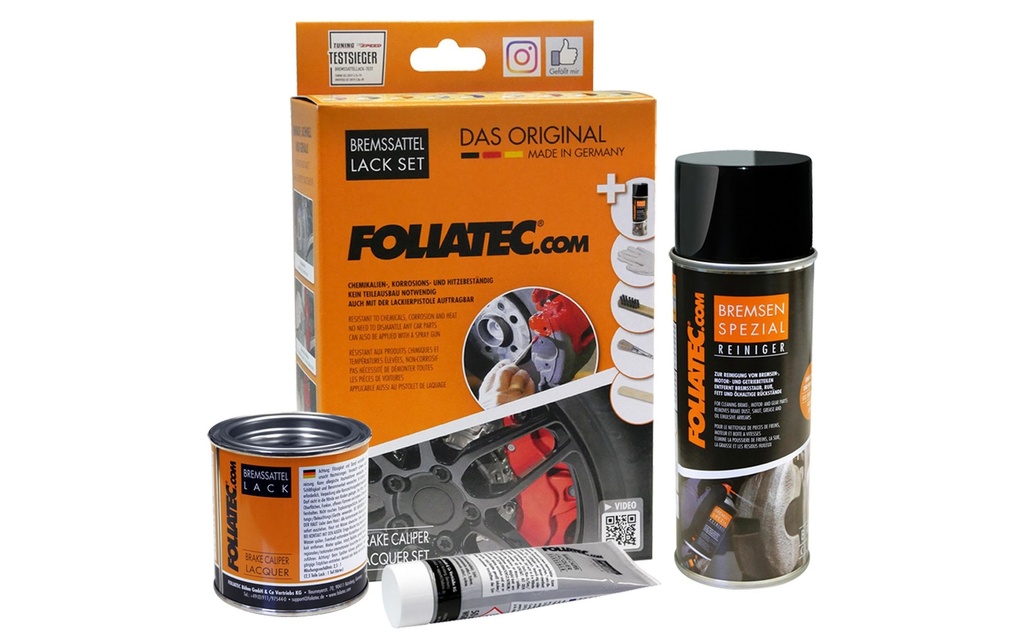 Foliatec Kit de peinture pour étrier de frein, Rouge
