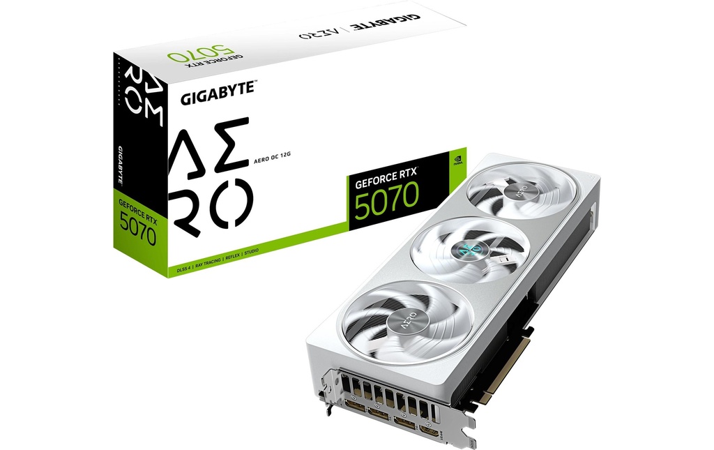Gigabyte Carte graphique GeForce RTX 5070 AERO OC 12 GB