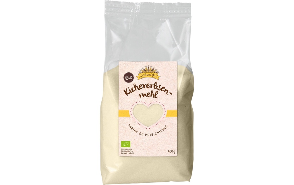 Leib und Gut Farine de pois chiches bio 400 g