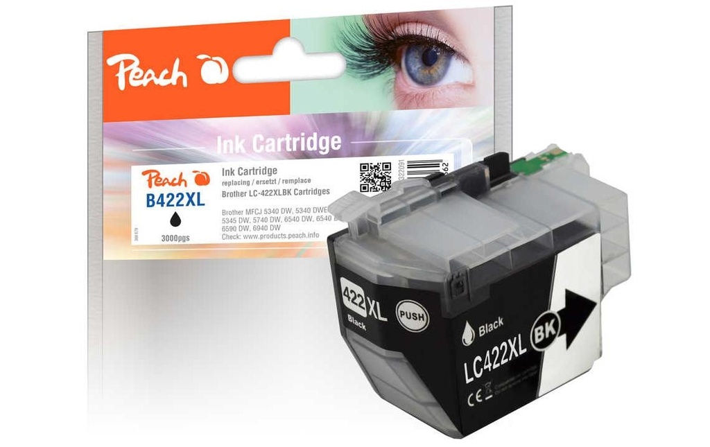 Peach Encre Brother LC-422XLBK noir